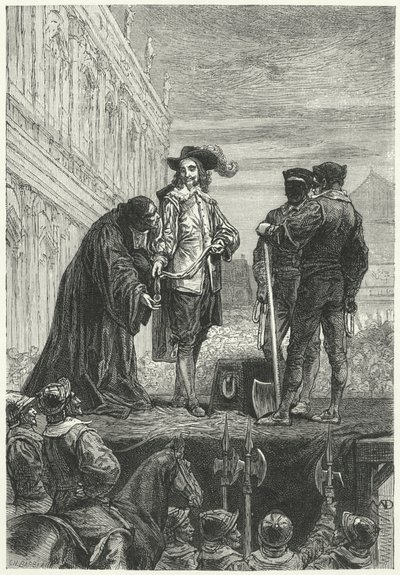 チャールズ1世の処刑、1649 作： Diogene Ulysse Napoleon Maillart