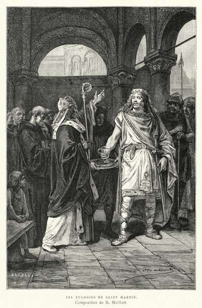 Les Eulogies De Saint Martin (Eulogies De Saint Martin) (彫刻) 作： Diogene Ulysse Napoleon Maillart