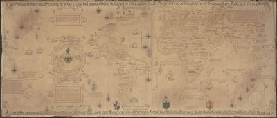 世界地図プロパガンダ、1529年 作： Diogo Ribeiro
