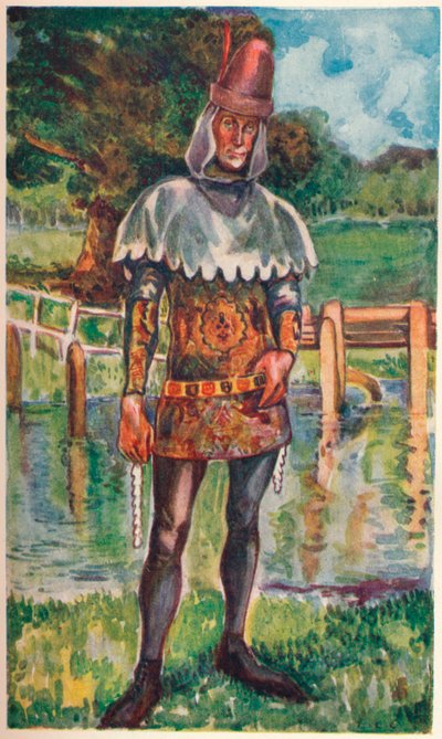 エドワード3世の時代の男、1907年 作： Dion Clayton Calthrop