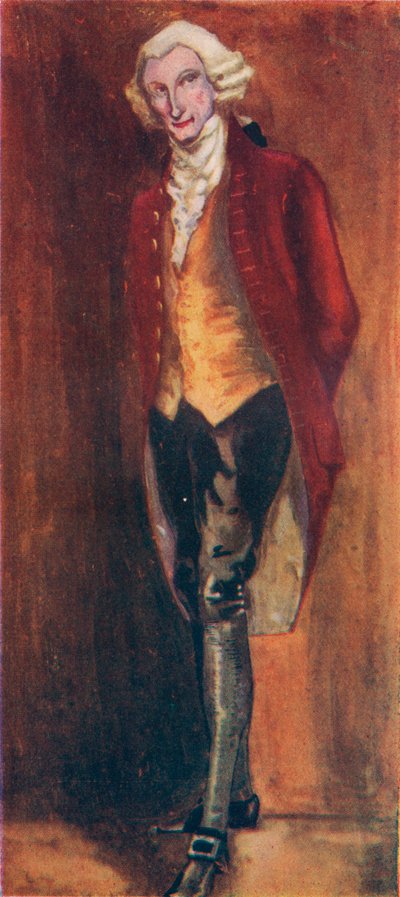 ジョージ3世の時代の男、1907年 作： Dion Clayton Calthrop