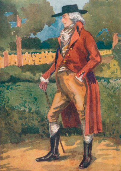 ジョージ3世の時代の男、1907年 作： Dion Clayton Calthrop