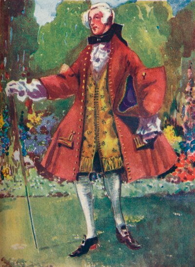 ジョージ2世の時代の男、1907年 作： Dion Clayton Calthrop