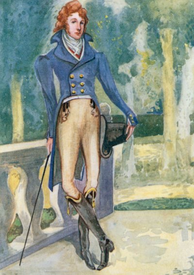 ジョージ4世の時代の男 1820年～1830年 作： Dion Clayton Calthrop