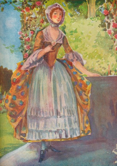 「ジョージ 2 世の時代の女性」、1907 年 作： Dion Clayton Calthrop