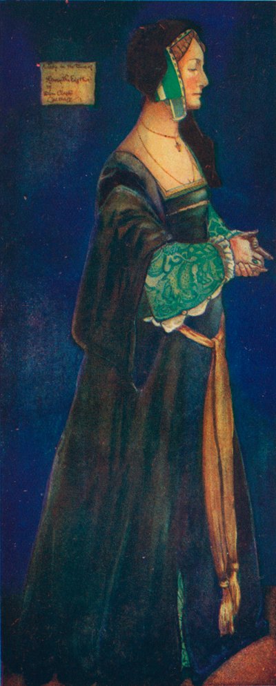 ヘンリー8世の時の女、1907年。 作： Dion Clayton Calthrop