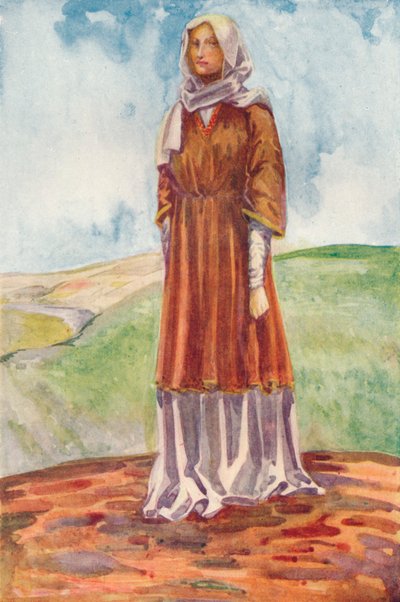 「ウィリアム1世の時代の女性」、1907年 作： Dion Clayton Calthrop