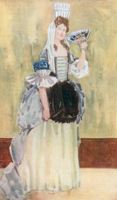 ウィリアムとメアリーの時代の女性 1689-1702年 作： Dion Clayton Calthrop