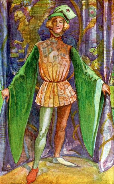 ヘンリー5世の男の衣装（1413〜1422） 作： Dion Clayton Calthrop
