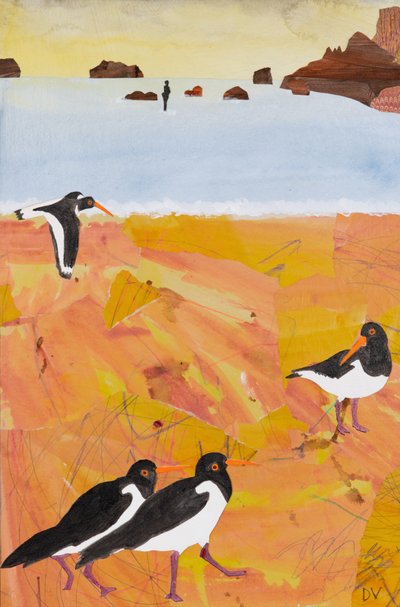 ゴームリーの干潮（コラージュ） 作： 