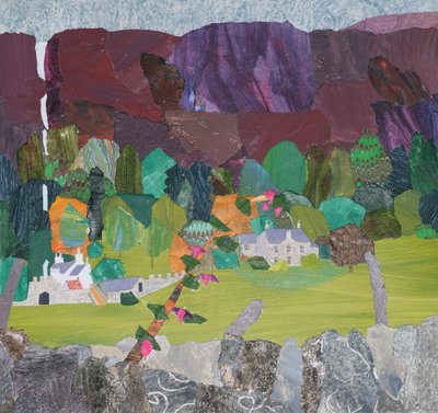 カルサイグのフクシア（コラージュ） 作： 