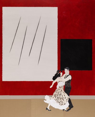 イン・チューン・ウィズ・マレーヴィチ、2020年（コラージュ） 作： 