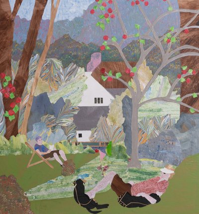 9月のステイケーション（コラージュ） 作： Dione Verulam