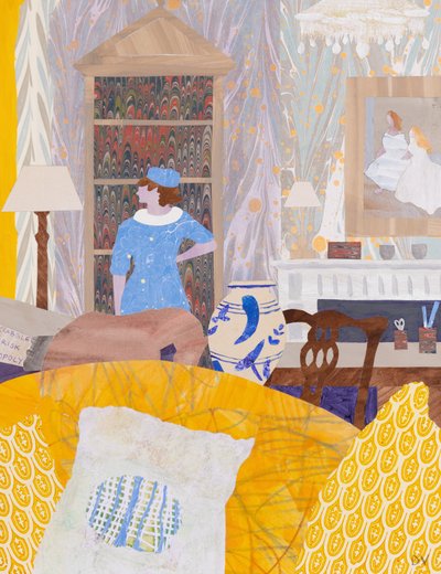 外に出ようか（コラージュ） 作： Dione Verulam