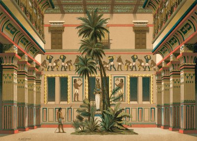 エジプトの家の中庭 作： Dionisio Baixeras Verdaguer