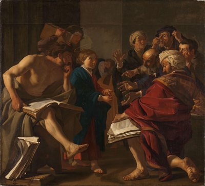 医師の中のキリスト 作： Dirck Baburen van