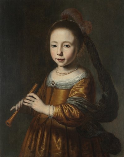 エリザベス・シュピーゲルの肖像、1639年。 作： Dirck Dircksz. Santvoort