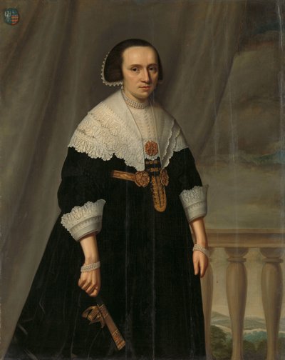 マクテルド・バスの肖像 ( - 1681) 作： Dirck Dircksz. van Santvoort (manner of)