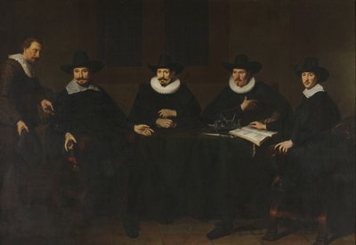 アムステルダムのサイネリングの酋長、1643年 作： Dirck Dircksz. van Santvoort