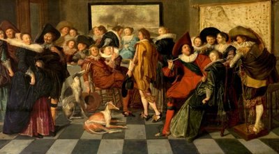 オランダの党、1620年頃 作： Dirck Hals