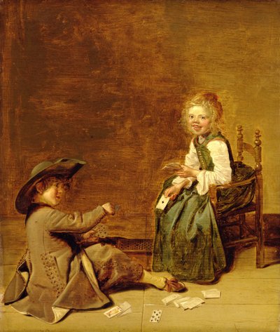 子供のトランプ、1631 作： Dirck Hals
