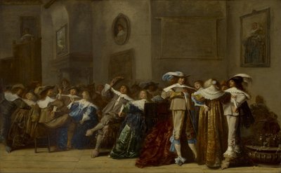 ザ・メリー・カンパニー 作： Dirck Hals