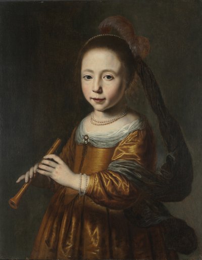 エリザベスシュピーゲルの肖像、1639年 作： Dirck Santvoort