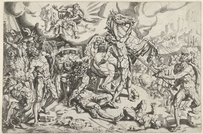 パウロの回心 作： Dirck Volckertsz. Coornhert (attributed to)