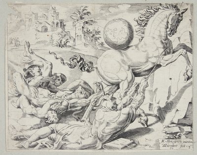 知識と愛を運び去る世界 作： Dirck Volckertsz. Coornhert