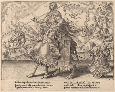 イサクの勝利 作： Dirck Volckertz Coornhert after Maerten van Heemskerck
