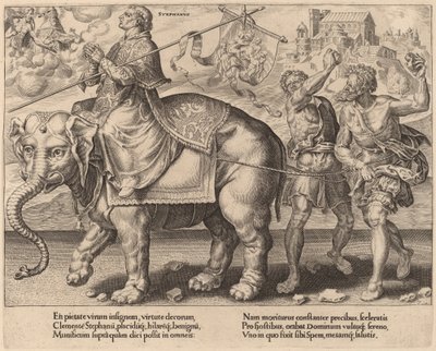 聖ステパノの勝利 作： Dirck Volckertz Coornhert after Maerten van Heemskerck