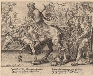 トビアスの勝利 作： Dirck Volckertz Coornhert after Maerten van Heemskerck