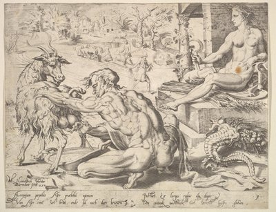 アッシャー、シリーズ「十二人の総主教」から、1550年。 作： Dirck Volkertsen Coornhert