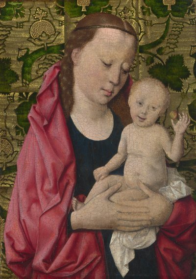 ヴァージンアンドチャイルド、1465年頃 作： Dirk Bouts