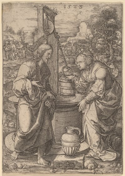 キリストとサマリアの女 作： Dirk Jacobsz Vellert