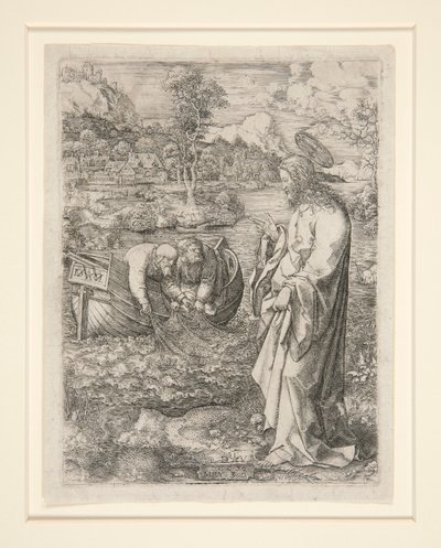 SSピーターとアンドリューの召命 作： Dirk Jacobsz Vellert