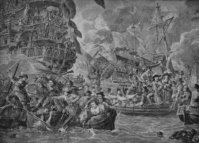 メドウェイのオランダ人、c1790 作： Dirk Langendyk