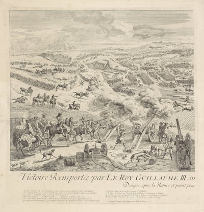 ボイン川でのドロヘダの戦い、1690 年 7 月 1 日（左シート） 作： Dirk Maas