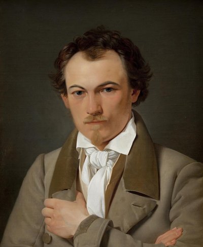情景画家トロエルス・ルンドの肖像 作： Ditlev Blunck