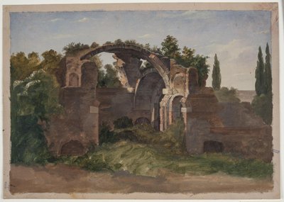 遺跡。 ローマでのカラカラの言葉？ 作： Ditlev Blunck