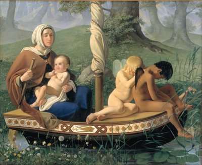 幼児期シリーズより人間の4つの時代 作： Ditlev Conrad Blunck