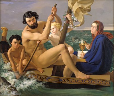 男らしさシリーズより人間の四つの時代 作： Ditlev Conrad Blunck