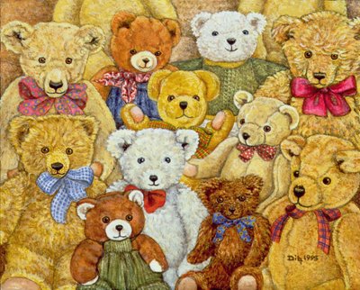 Ted-Patch、1995（パネルにアクリル） 作： Ditz