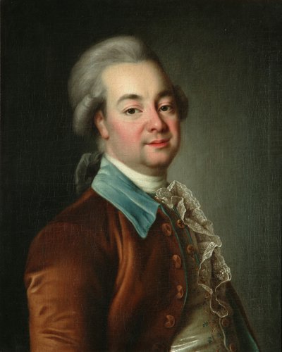 アレクサンドル・クラポビツキーの肖像1749-1801、1781 作： Dmitri Grigorievich Levitsky