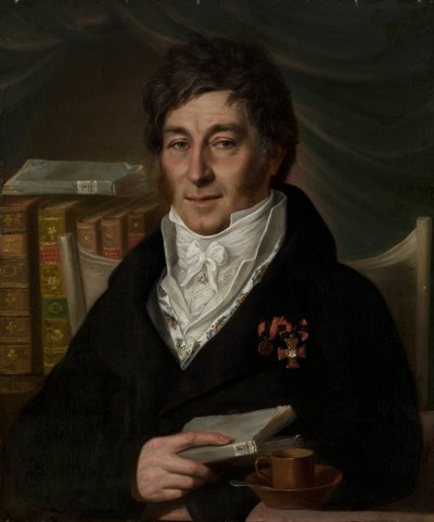 アレクサンドル・スタキエフの肖像1724-1796、1818 作： Dmitri Grigorievich Levitsky