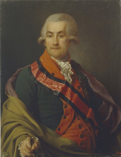 オットーハインリッヒイゲルストロム伯爵の肖像1737-1817、1790 作： Dmitri Grigorievich Levitsky
