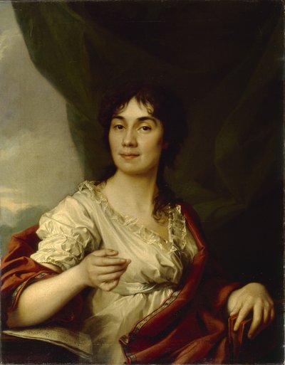 アンナステパノフナプロタソワ伯爵夫人の肖像17451826、c。 1800 作： Dmitri Grigorievich Levitsky