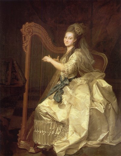 グラフィライヴァノフナアリモヴァの肖像1758-1826、1776 作： Dmitri Grigorievich Levitsky