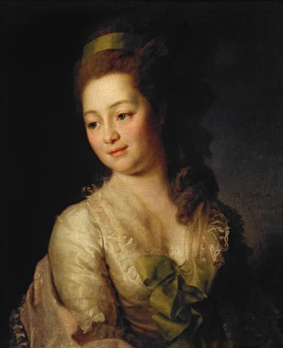 マリア・ディアコワの肖像、1778 作： Dmitri Grigorievich Levitsky