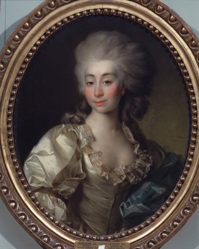 ウルスラ・ムニゼックの肖像、1782 作： Dmitri Grigorievich Levitsky